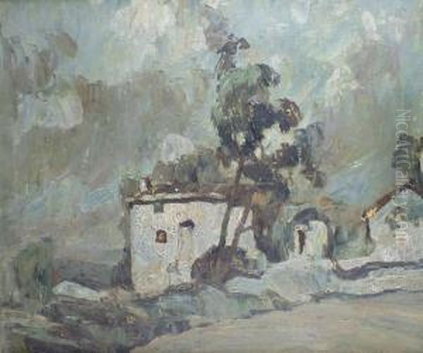 Mougin, La Ferme Du Puits Oil Painting by Louis Pastour