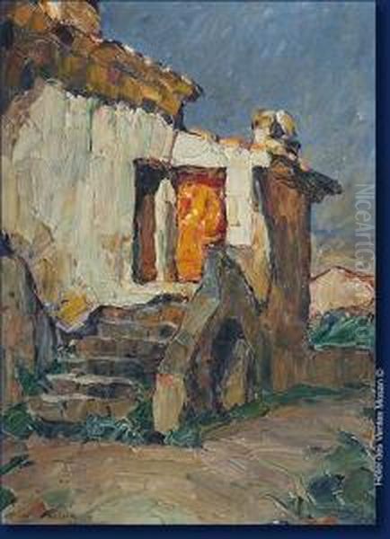 La Porte Orange Oil Painting by Louis Pastour