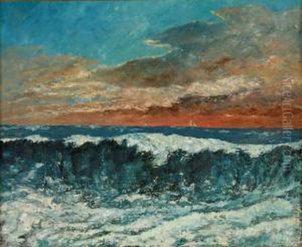 La Vague Oil Painting by Cherubino Pata