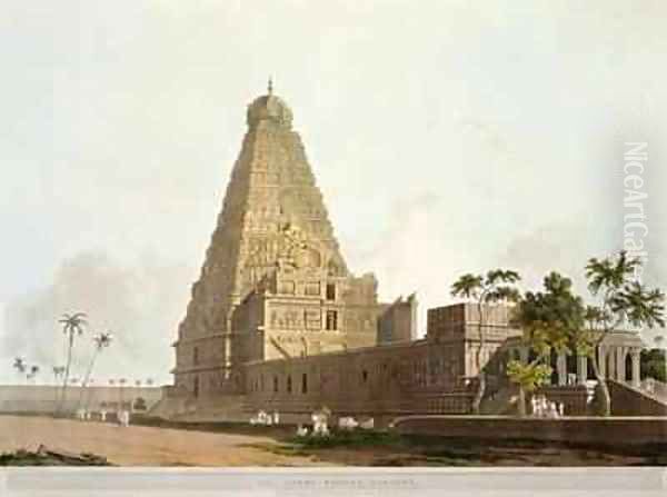 The Great Pagoda Tanjore by Thomas Daniell