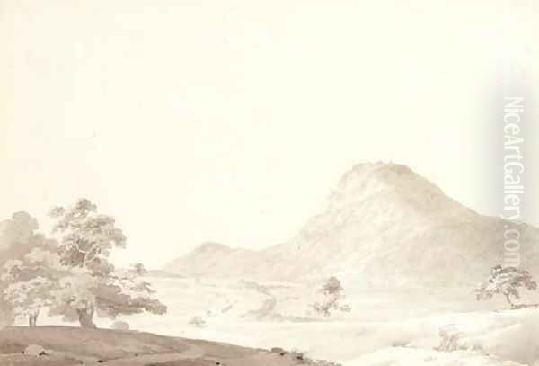 Oriyadrug in the Baramahal Hills Oil Painting by Thomas Daniell