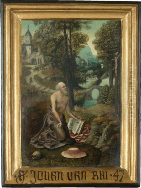 The Penitent Saint Jerome Oil Painting by Joachim Patenir