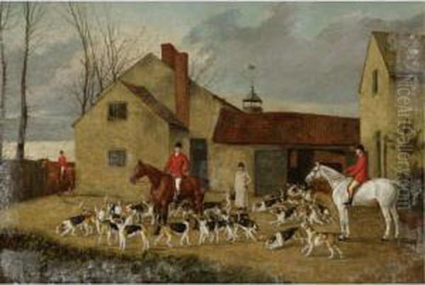 Starting Out For The Hunt Oil Painting by Frank Paton