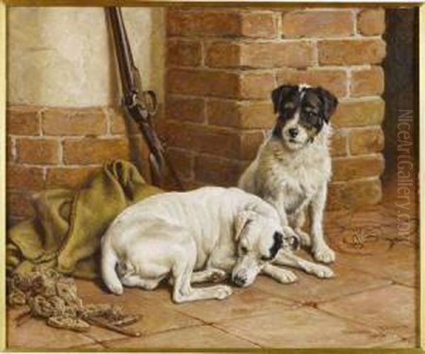 Waiting For Master Oil Painting by Frank Paton