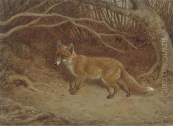 The Wily Fox Oil Painting by Frank Paton