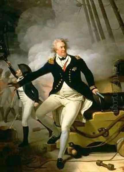 Admiral Adam Duncan 1st Viscount Duncan of Camperdown 1731-1804 Oil Painting by Henri Pierre Danloux