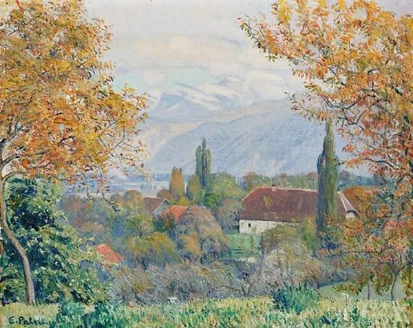 Paysage Jurassien Oil Painting by Emile Patru