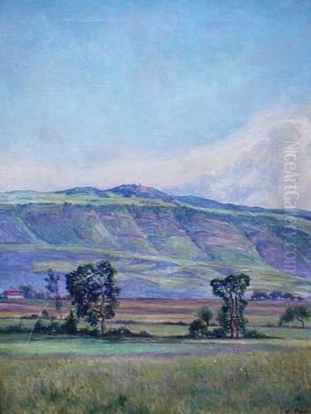 Le Saleve Oil Painting by Emile Patru