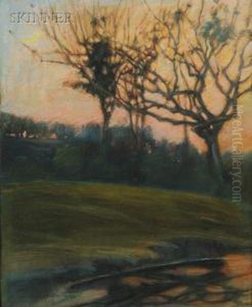 Early Evening Oil Painting by Margaret Jordan Patterson