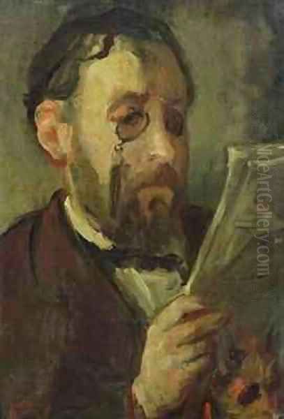 Edgar Degas 1834-1917 Oil Painting by Marcellin Desboutin