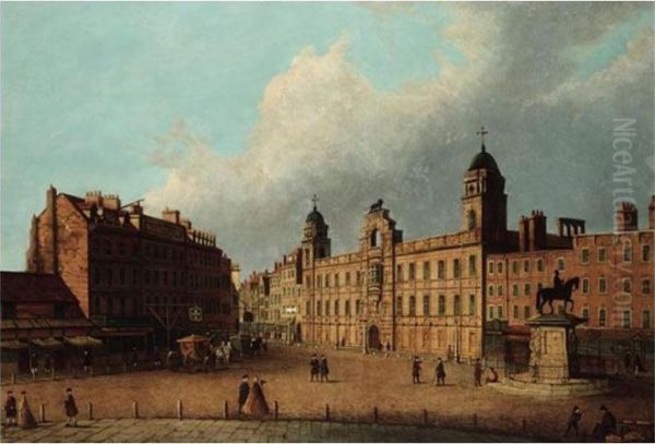 Northumberland House, Charing Cross Oil Painting by John Paul