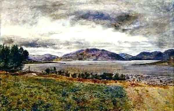 Loch Strivan Oil Painting by William Davis