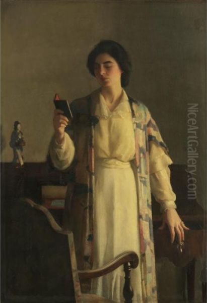 The Daguerreotype Oil Painting by William Macgregor Paxton