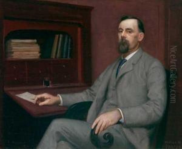 ''my Father, James Paxton'' Oil Painting by William Macgregor Paxton