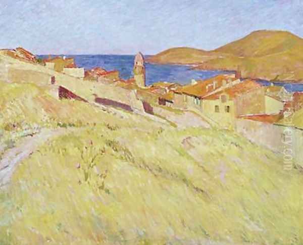 Collioure Landscape Oil Painting by Georges-Daniel de Monfreid