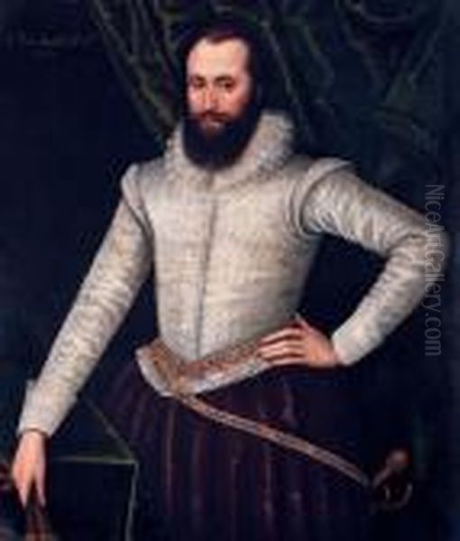 Portrait Of Sir Norton Knatchbull Oil Painting by Robert Peake