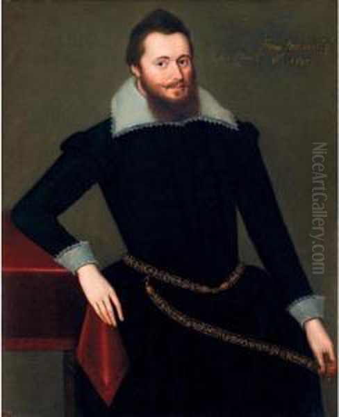 Portrait Of Thomas Knatchbull Oil Painting by Robert Peake