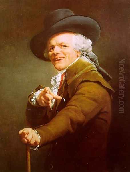 Self Portrait 1793 Oil Painting by Joseph Ducreux