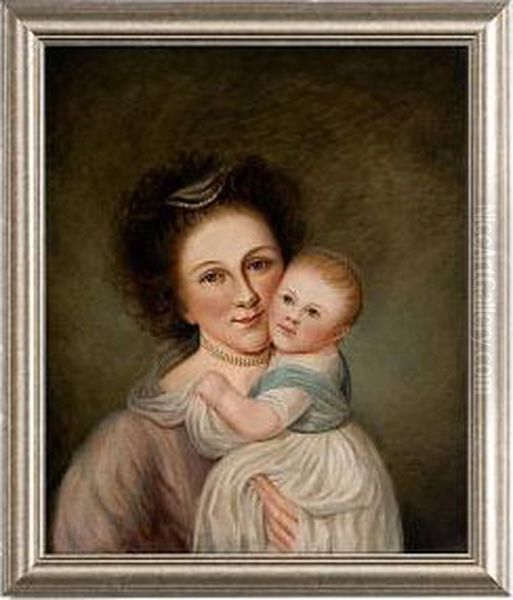 Portrait A Lady Oil Painting by Charles Willson Peale