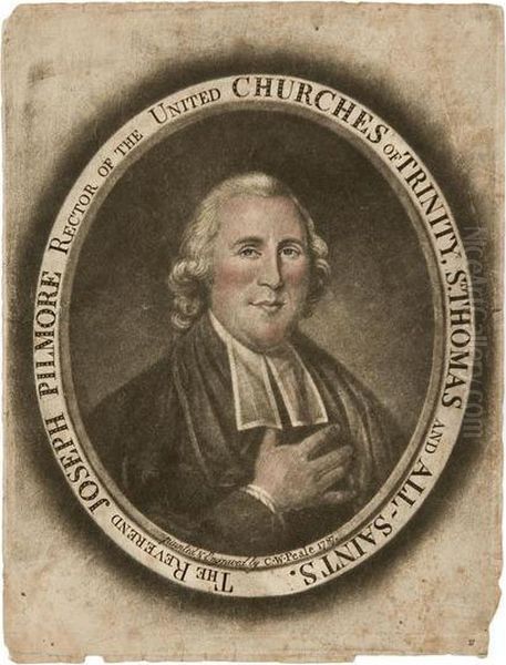 The Reverend Joseph Pilmore 
Rector Of The United Churches Of Trinity, St. Thomas And All-saints. Oil Painting by Charles Willson Peale