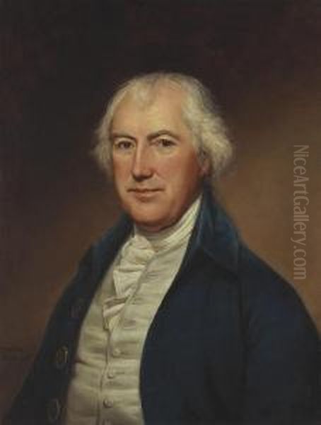 John Beale Bordley Oil Painting by Charles Willson Peale