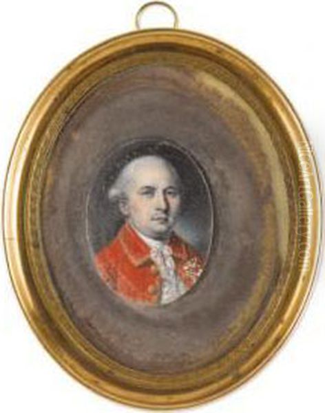 Sir Henry Clinton (1738-1795) Oil Painting by Charles Willson Peale