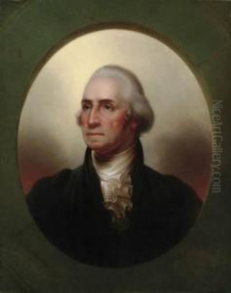 George Washington Oil Painting by Rembrandt Peale