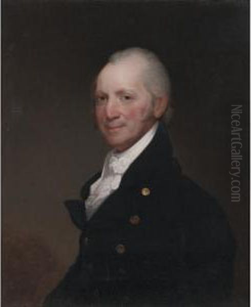 Colonel Henry Nichols Oil Painting by Rembrandt Peale