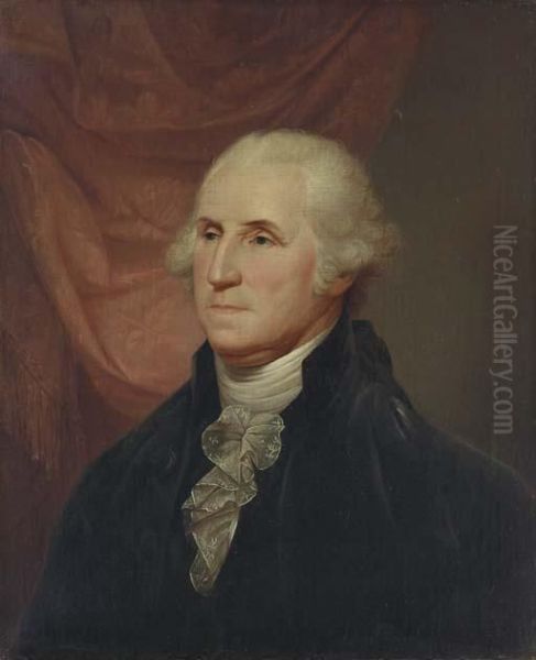 Portrait Of George Washington Oil Painting by Rembrandt Peale