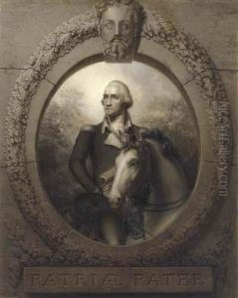 Equestrian Portrait Of George Washington Oil Painting by Rembrandt Peale