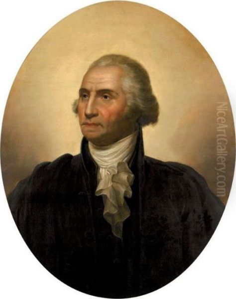 Portrait Of George Washington Oil Painting by Rembrandt Peale