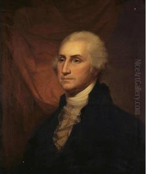 Portrait Of George Washington Oil Painting by Rembrandt Peale