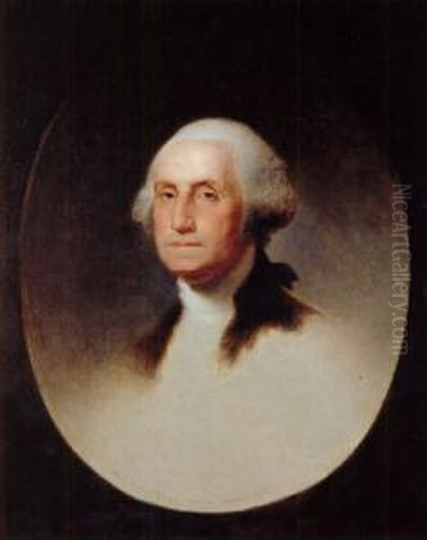 Portrait Of George Washington Oil Painting by Rembrandt Peale