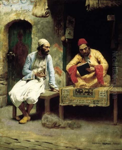 The Letter Oil Painting by Charles Sprague Pearce