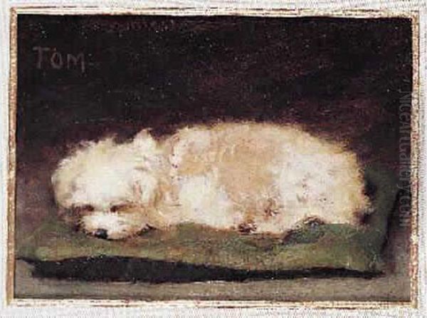 Tom, Chien De L'artiste Oil Painting by Charles Sprague Pearce