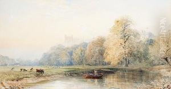 Arundel Castle Oil Painting by Cornelius Pearson