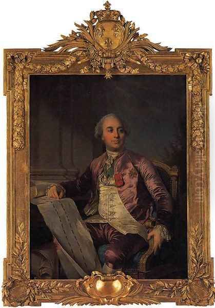 Portrait of the Comte d'Angiviller 1779 Oil Painting by Joseph Siffrein Duplessis