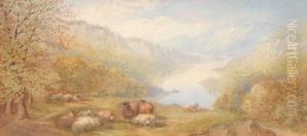 & Thomas Wainwright (exhibited 1880- 1899) Oil Painting by Cornelius Pearson