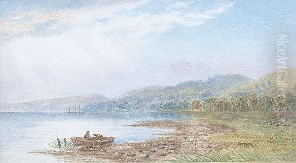 Near Portishead, Clifton Oil Painting by Cornelius Pearson