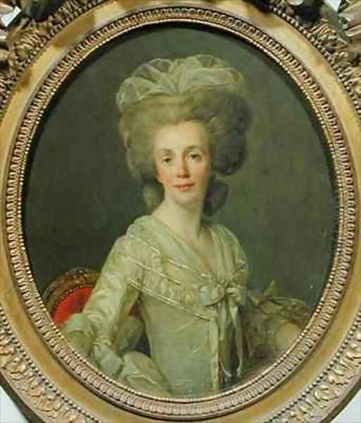 Suzanne Necker 1739-94 Oil Painting by Joseph Siffrein Duplessis