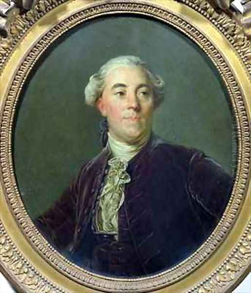 Jacques Necker 1732-1804 Oil Painting by Joseph Siffrein Duplessis