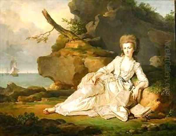 Louise Adelaide de Bourbon Penthievre Duchess of Chartres Oil Painting by Joseph Siffrein Duplessis