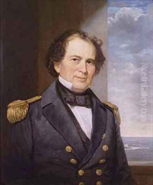 Portrait of Matthew Fontaine Maury Oil Painting by Henry F. Darby