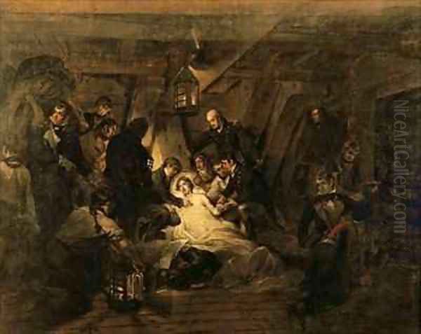 The Death of Nelson Oil Painting by Arthur William Devis