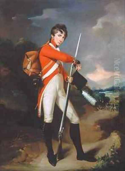 Grenadier of a Volunteer Regiment Oil Painting by Arthur William Devis