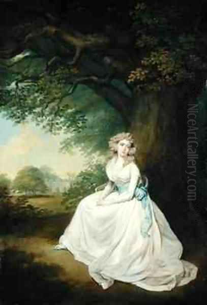 Lady Chambers Oil Painting by Arthur William Devis