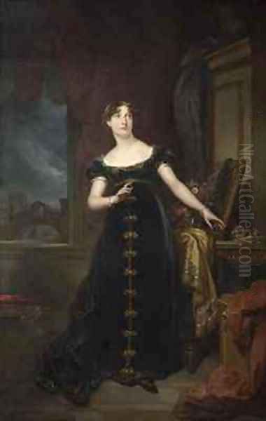 Miss Eliza ONeill as Belvidera in Otways Venice Preserved Oil Painting by Arthur William Devis