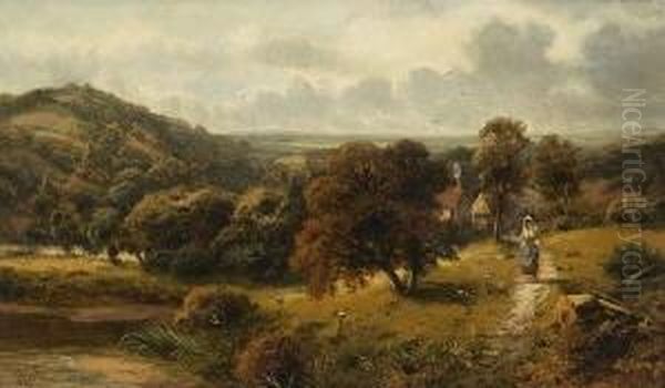 Englische Landschaft Oil Painting by James Peel