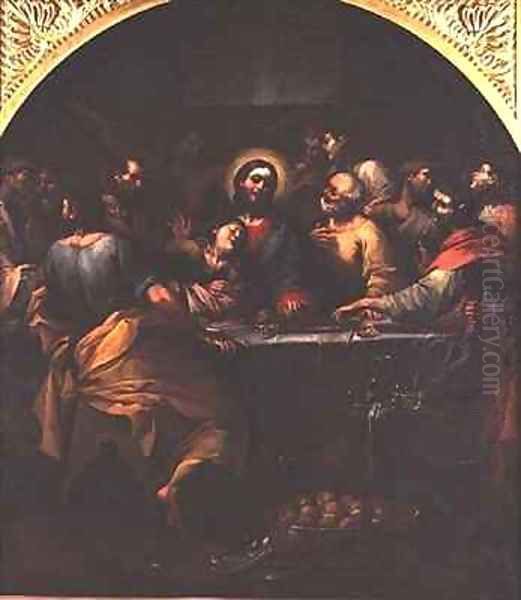 Last Supper Oil Painting by Giovanni Andrea Donducci (see MASTELLETTA)