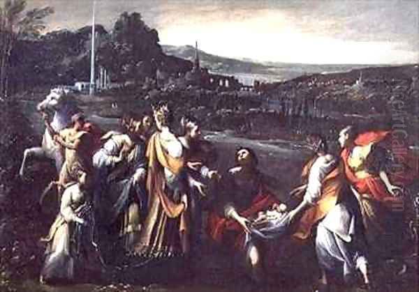 The Finding of Moses Oil Painting by Giovanni Andrea Donducci (see MASTELLETTA)